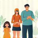 Personalized travel recommendations with icons for families, adventure, and eco-tourists